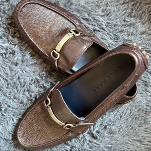 Cole Haan Men’s Driving Loafers Brown Leather 11.5